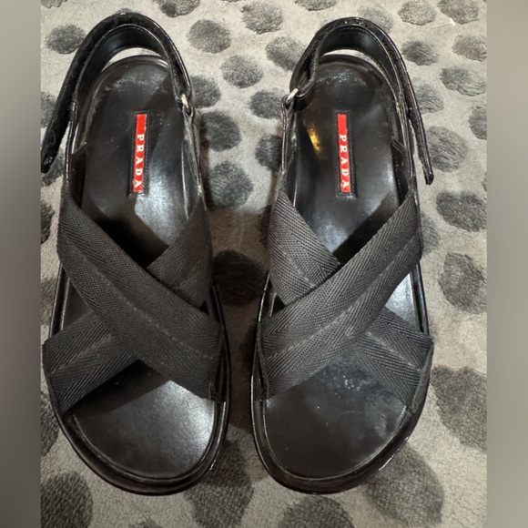 Prada Size 37 Sandals - Picture 1 of 8